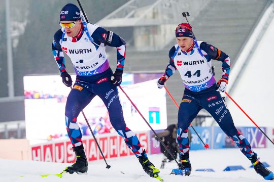 Tarjei Bo und Vetle Sjastad Christiansen (Bild: Terje Bendiksby/NTB/AFP)