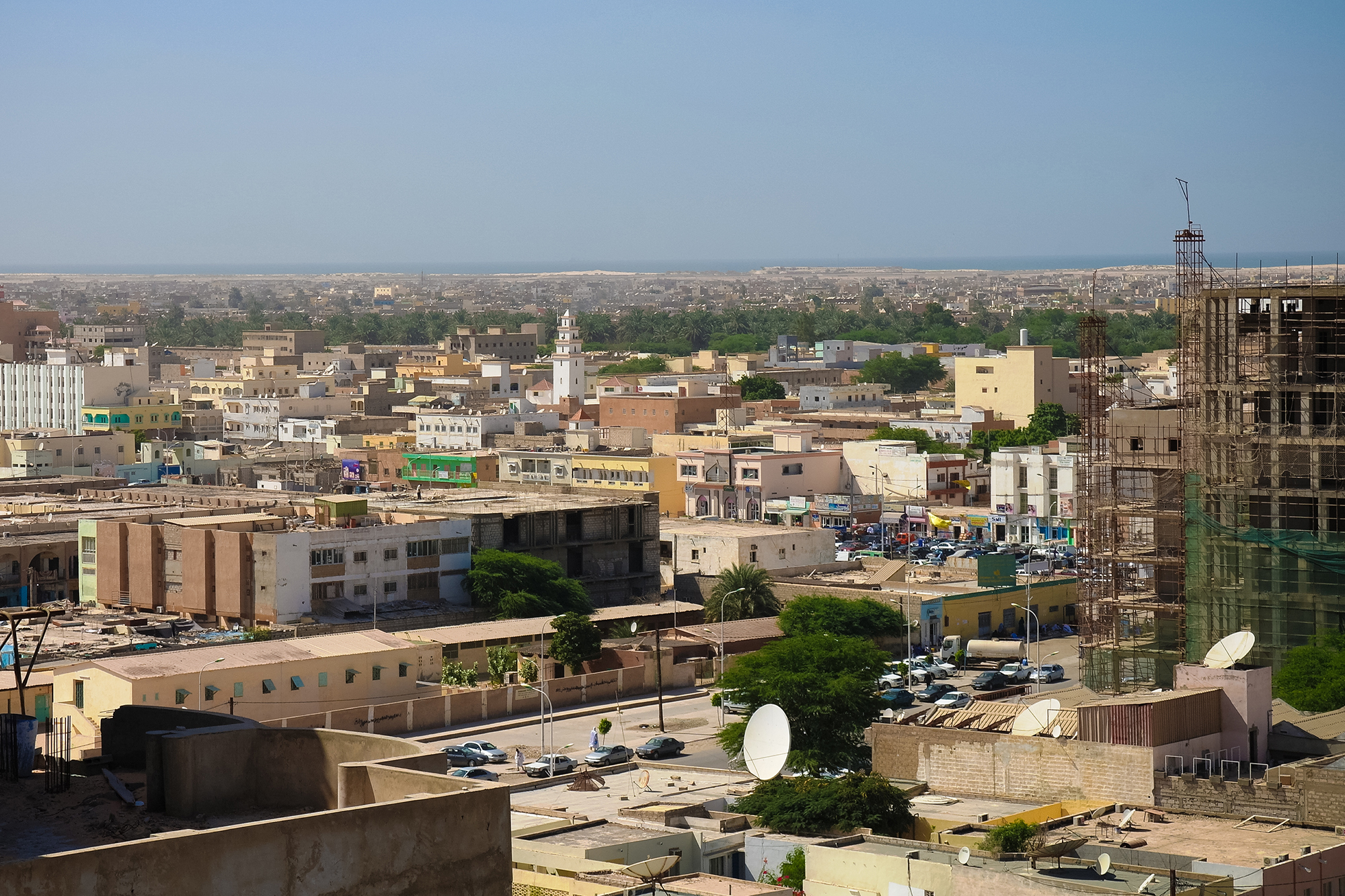 Luftaufnahme von Nouakchott, der Hauptstadt Mauretaniens (Illustrationsbild: © homocosmicos/PantherMedia)