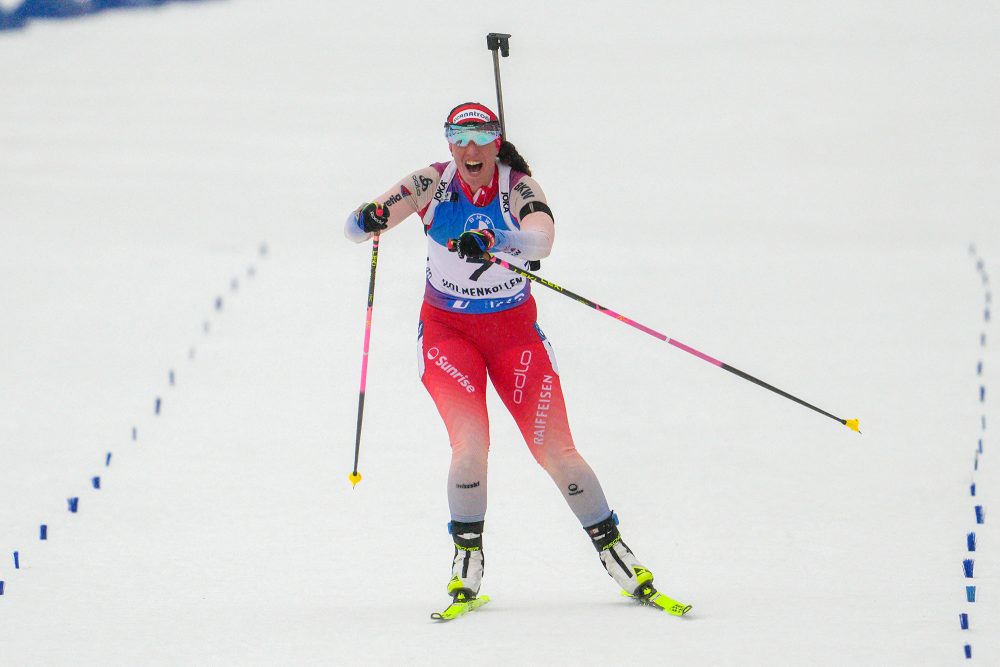 Biathlon Weltcup: Lena Häcki-Groß gewinnt Massenstart in Oslo (Bild: Javad Parsa/NTB/AFP)