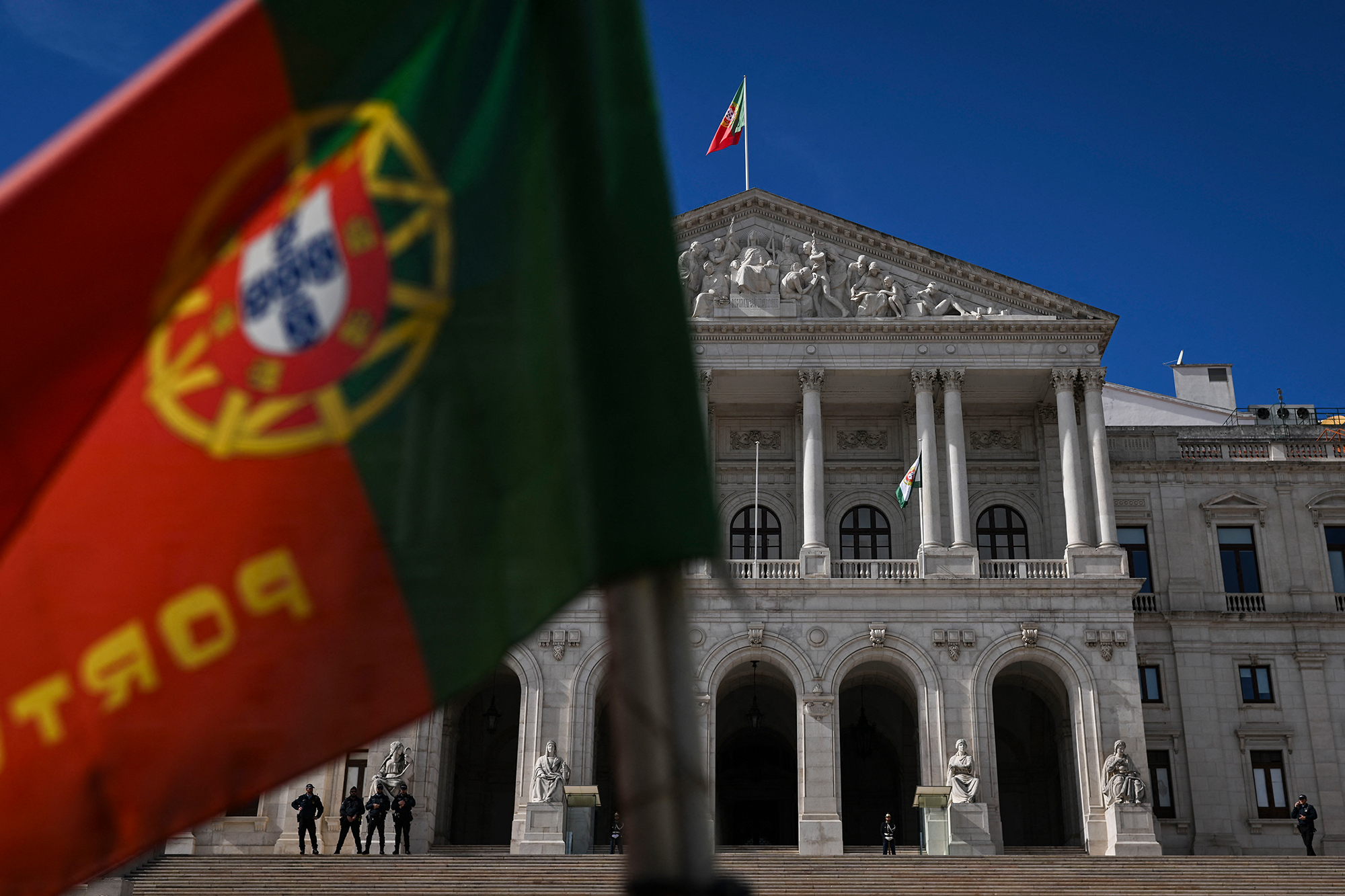 Das portugiesische Parlament in Lissabon