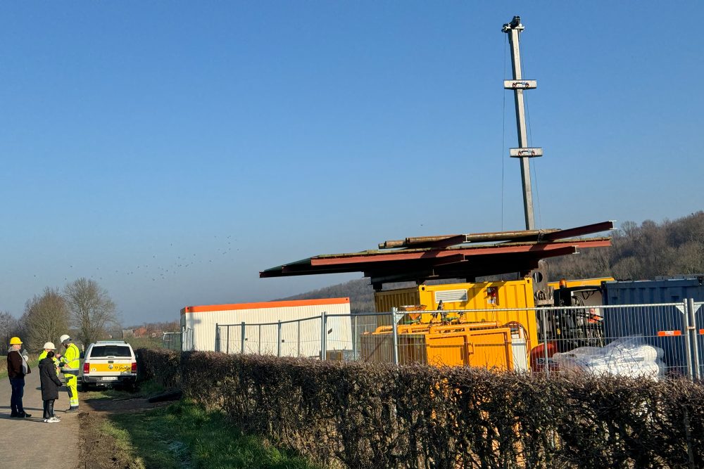 Probebohrungen fürs Einstein-Teleskop in Bleyberg (Bild: Manuel Zimmermann/BRF)