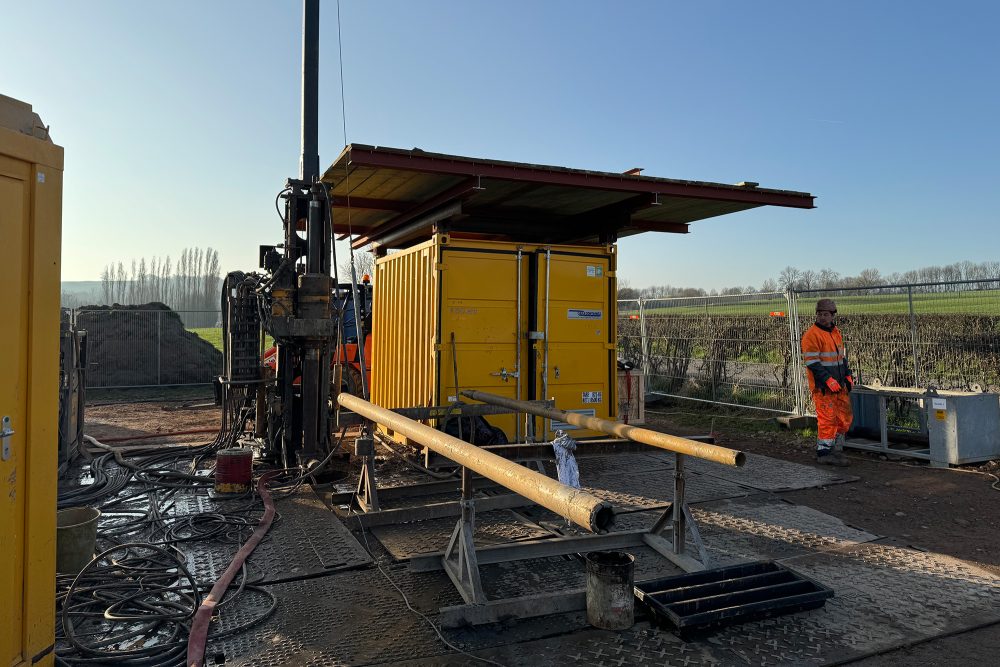 Probebohrungen fürs Einstein-Teleskop in Bleyberg (Bild: Manuel Zimmermann/BRF)