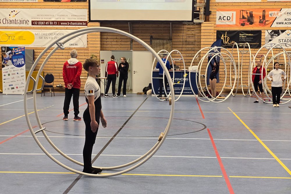 Rhönrad-Turner bei den "International Belgian Open" in Eupen