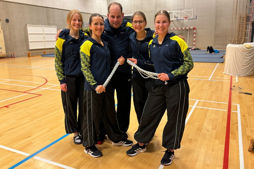 Das Team der "East Belgian Double Dutch Jumpers"