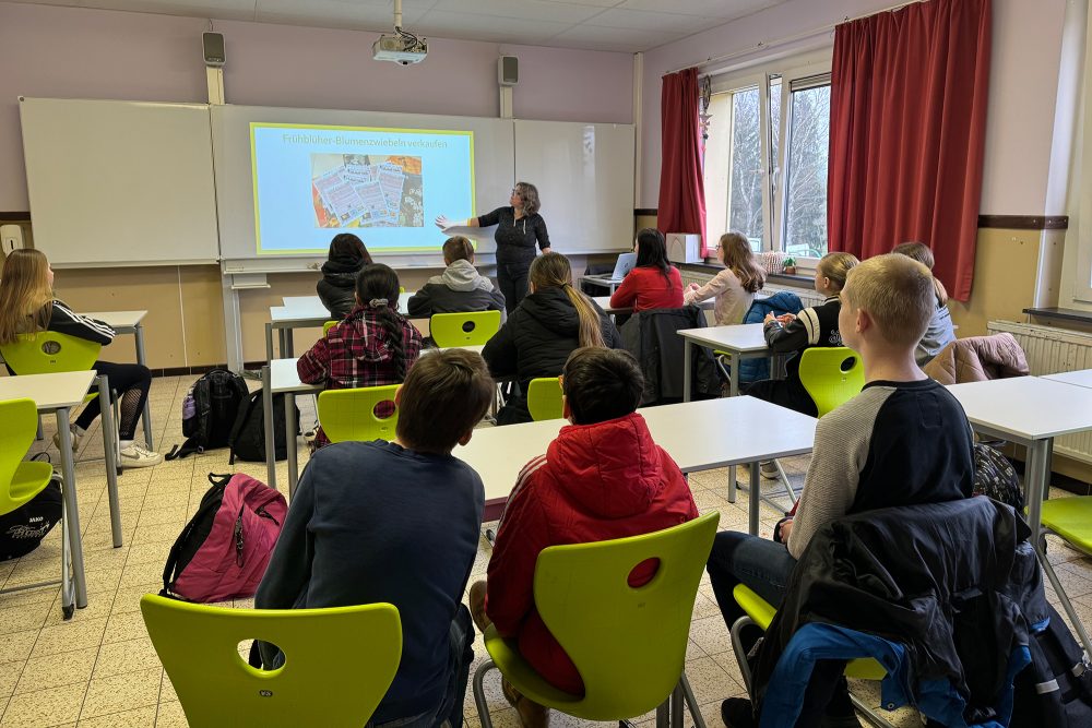 Projekt "Schule blüht" in Büllingen