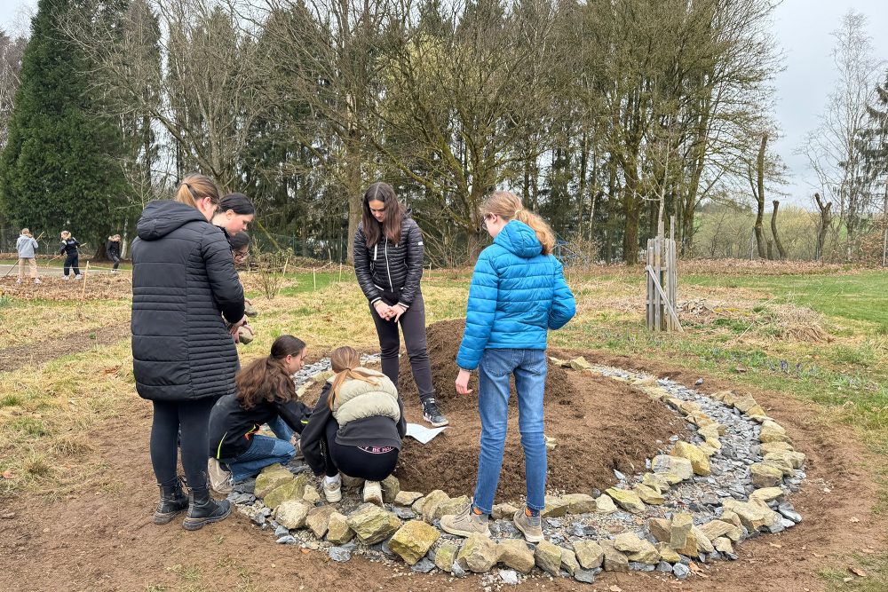 Projekt "Schule blüht" in Büllingen