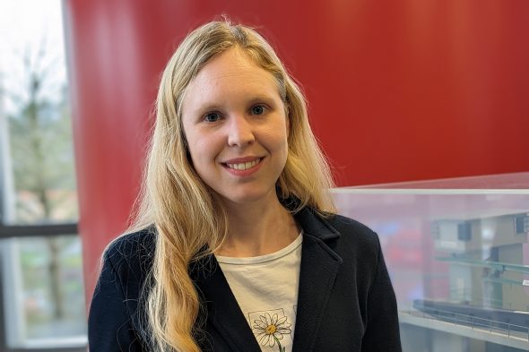 Dr. Stefanie Wolf, wissenschaftliche Mitarbeiterin am Institut für Wasserbau und Wasserwirtschaft der RWTH Aachen (Bild: Gudrun Hunold/BRF)