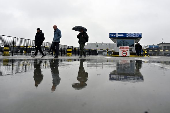 Van-Hool-Werk in Lier (Bild: Eric Lalmand/Belga)