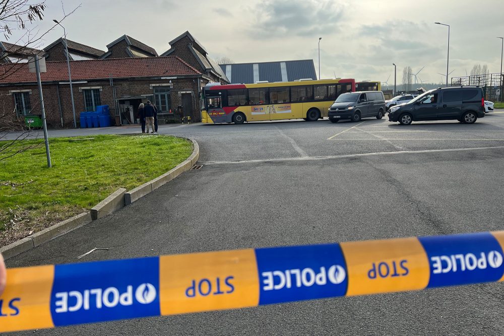 Das TEC-Busdepot von Verlaine bei Lüttich