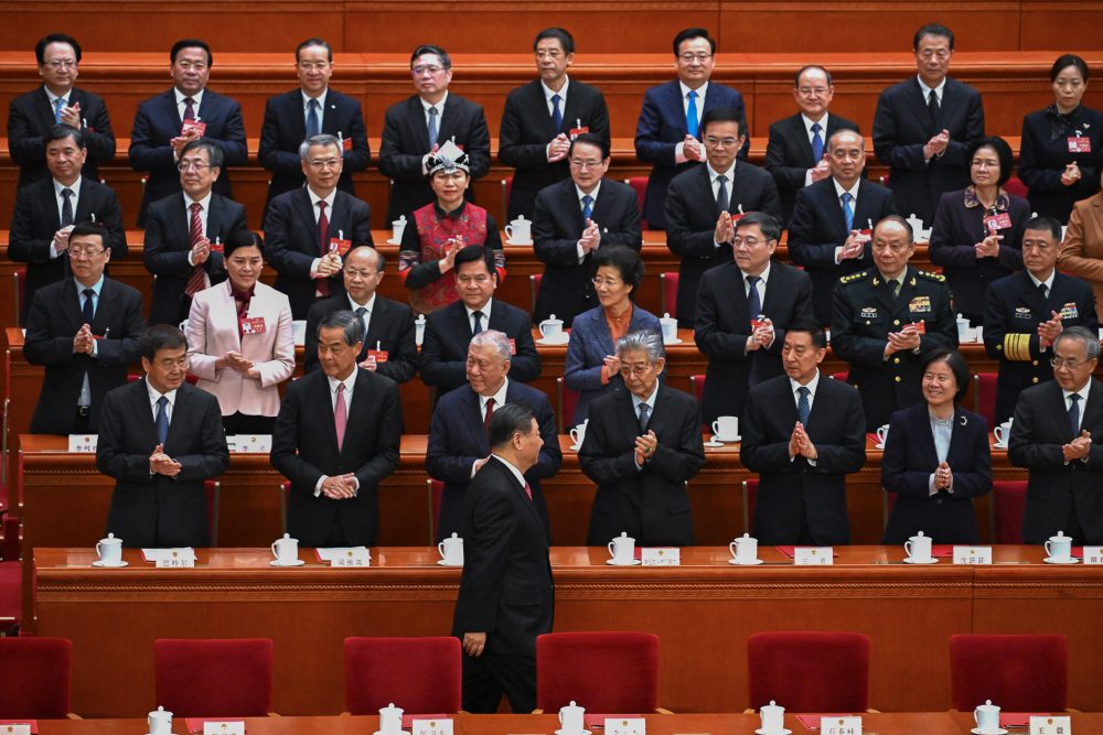 Chinas Präsident Xi Jinping vor dem chinesischen Volkskongress (Bild: Greg Baker/AFP)