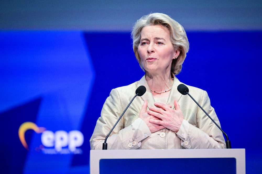 EU-Kommissionspräsidentin Ursula von der Leyen beim EVP-Kongress in Bukarest