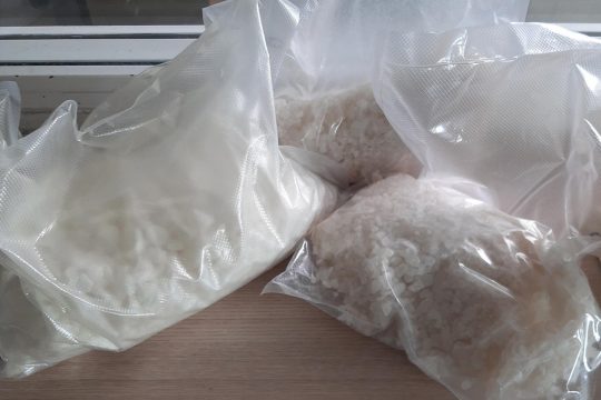 Das beschlagnahmte Amphetamin