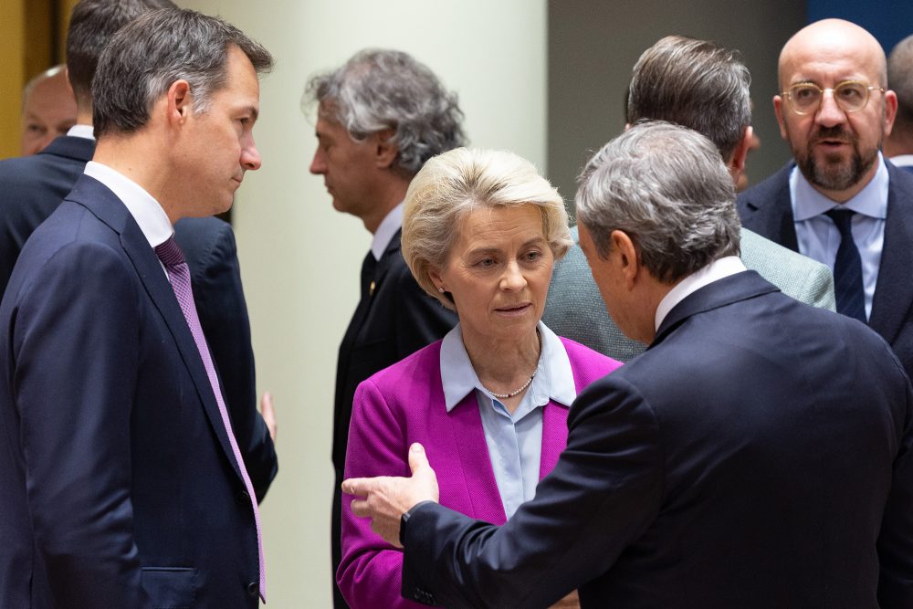 Premier Alexander De Croo und Kommissionschefin Ursula von der Leyen