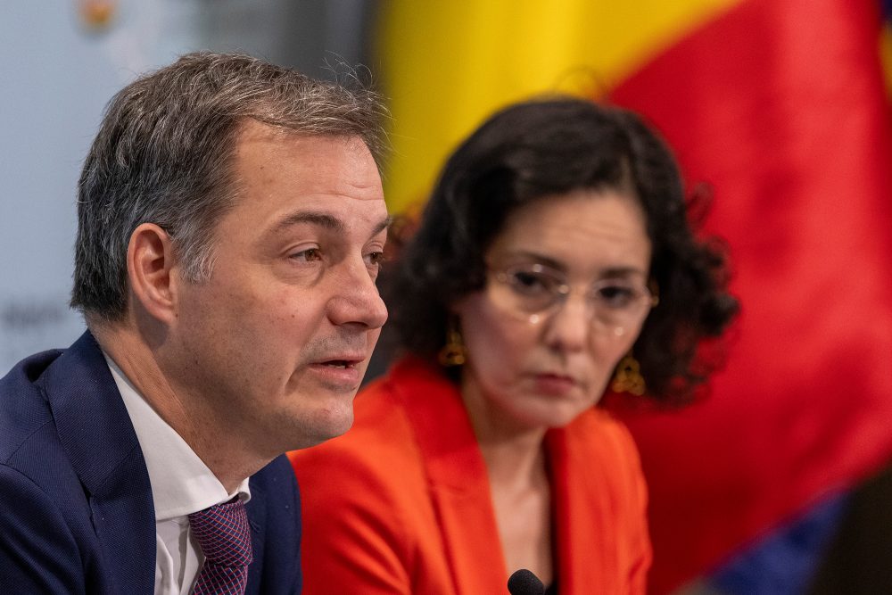 Premier Alexander De Croo und Außenministerin Hadja Lahbib