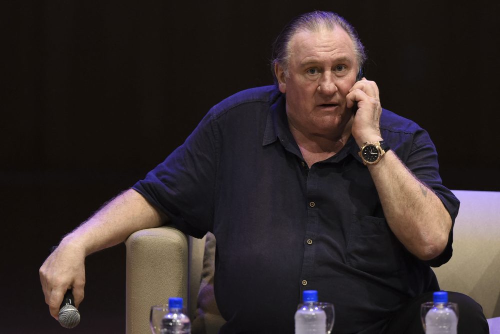 Der französische Schauspieler Gérard Depardieu