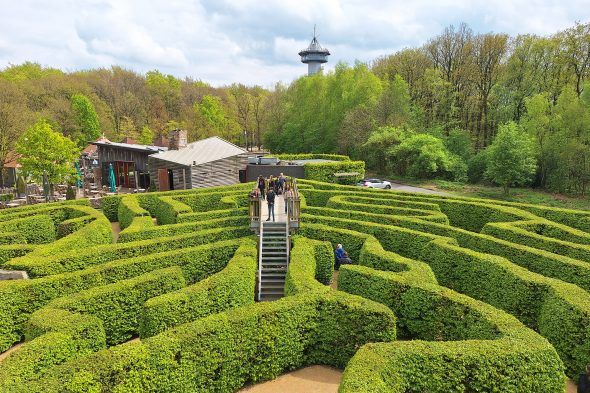 Labyrinth am Dreiländerpunkt Belgien, Deutschland, Niederlande