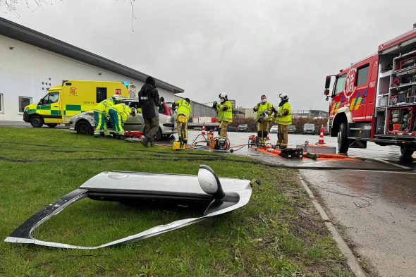 Übung der Hilfeleistungszone der DG an der Kaserne St. Vith