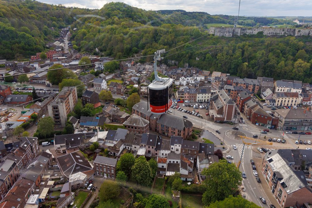 Die Seilbahn in Huy
