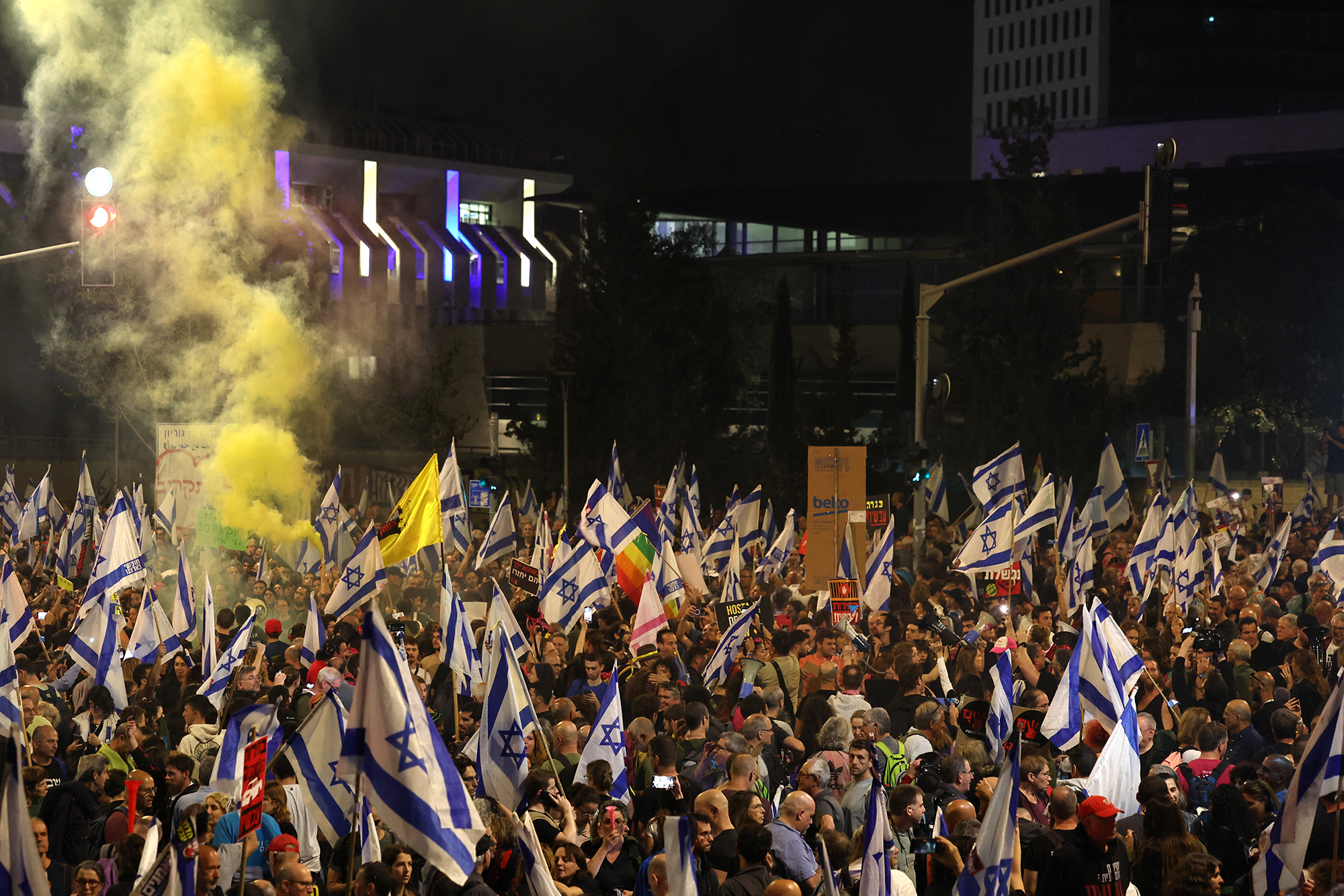 Zehntausende demonstrieren in Jerusalem gegen Netanjahu