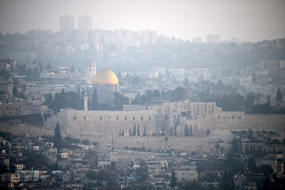 Blick auf die Altstadt von Jerusalem