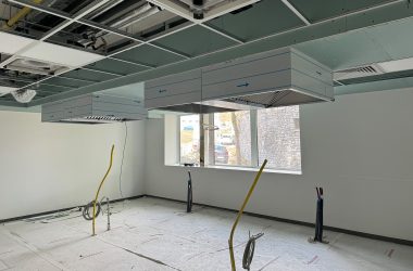 Umbauarbeiten im Gebäude von ÖSHZ, Haushaltsschule und Lebensmittelbank am Limburger Weg in Eupen