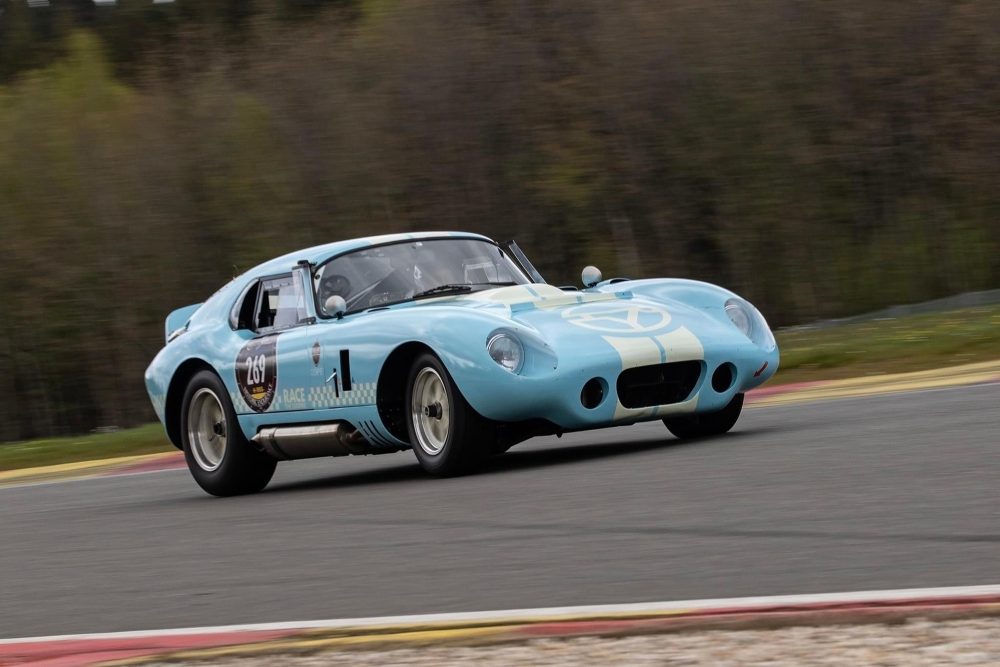 Olivier Muytjens im Shelby Cobra Daytona beim Spa Summer Classic