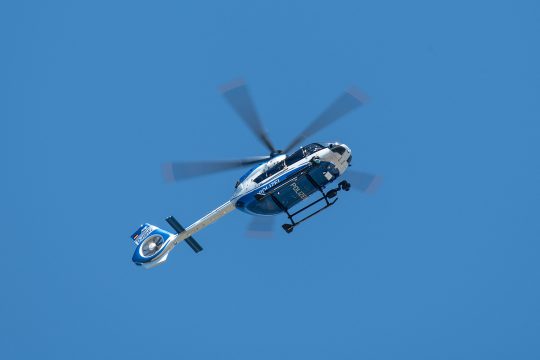 Hubschrauber der deutschen Polizei