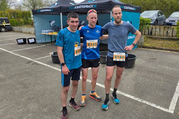 Top drei beim Männer-Lauf über elf Kilometer