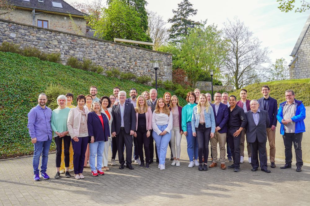 Gruppenbild zur Listenvorstellung von SP Ostbelgien