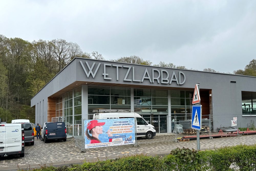 Stand der Dinge der Arbeiten im Eupener Wetzlarbad