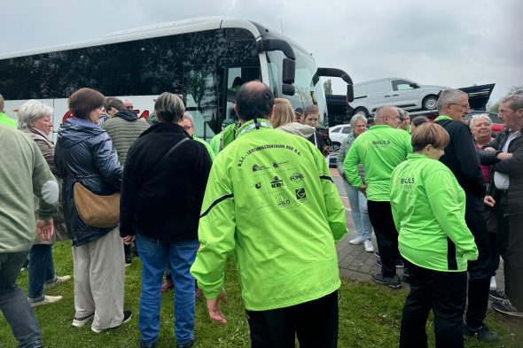 Abfahrt der Athleten des BSC Ostbelgien zu den Special Olympics nach La Louvière