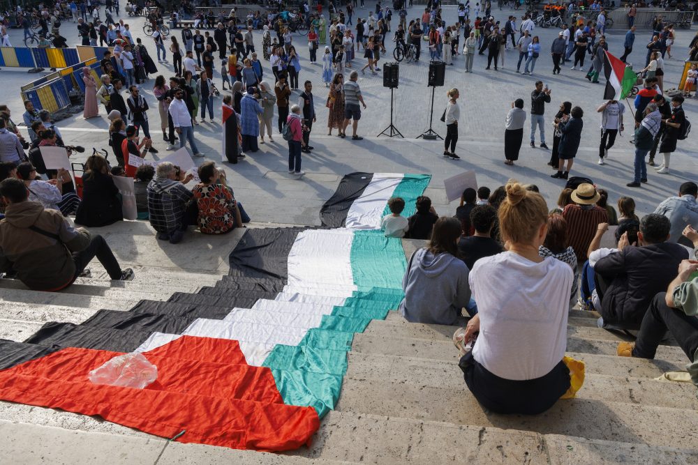 Proteste gegen Gaza-Krieg in Brüssel