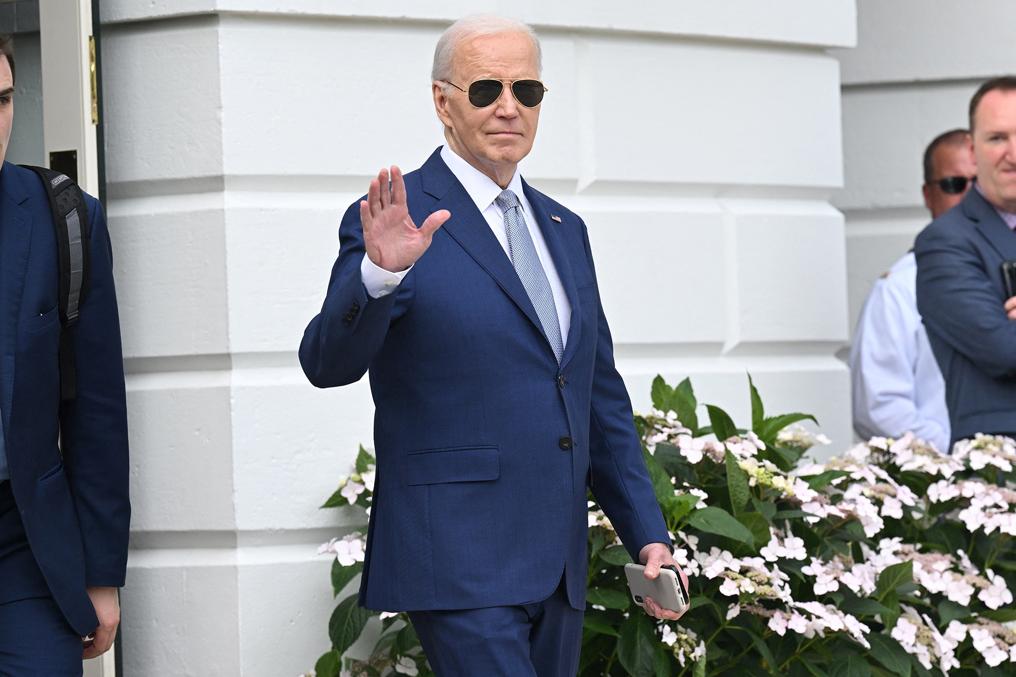 US-Präsident Joe Biden am Donnerstag vor dem Weißen Haus