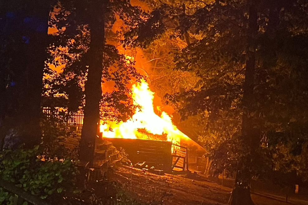 Brand in Alsdorfer Tierpark