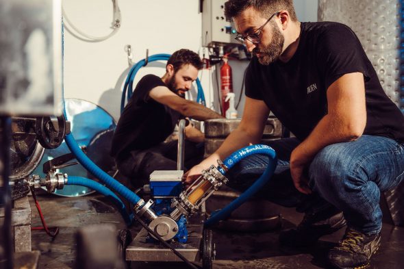 Brauerei "La Cahute" von Mathieu Busch und Julien Thonon in Goé