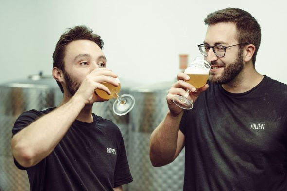 Brauerei "La Cahute" von Mathieu Busch und Julien Thonon in Goé