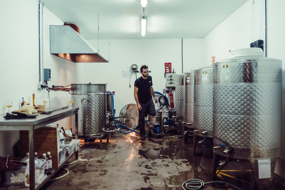 Brauerei "La Cahute" von Mathieu Busch und Julien Thonon in Goé