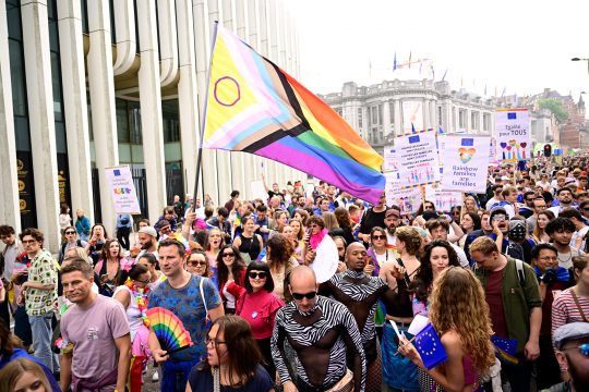 Pride Parade in Brüssel
