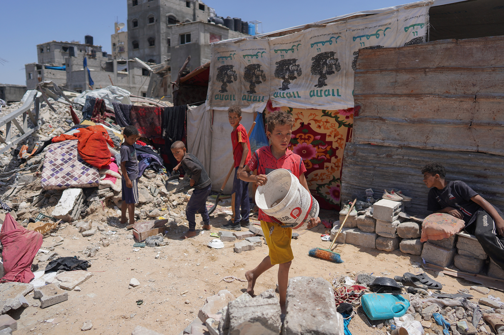 Chan Junis im Gazastreifen am Donnerstag