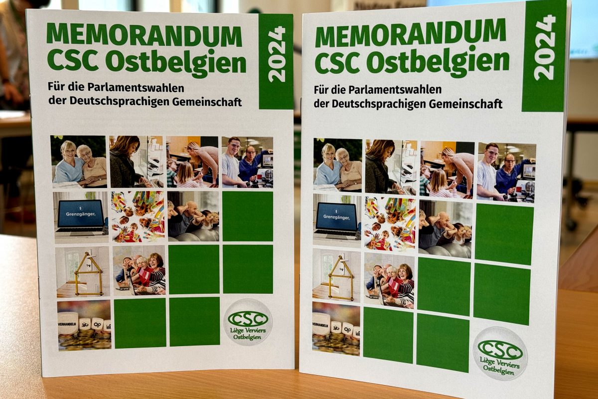 CSC-Sektorvertreter stellen Memorandum vor