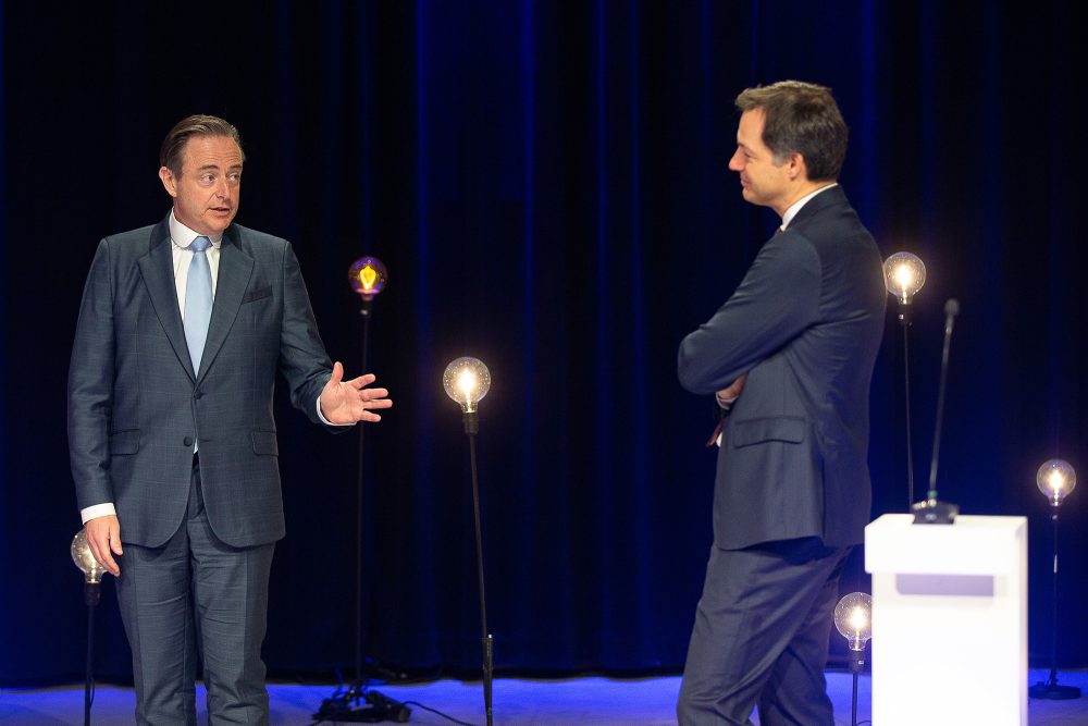 N-VA-Chef Bart De Wever und Premierminister Alexander De Croo