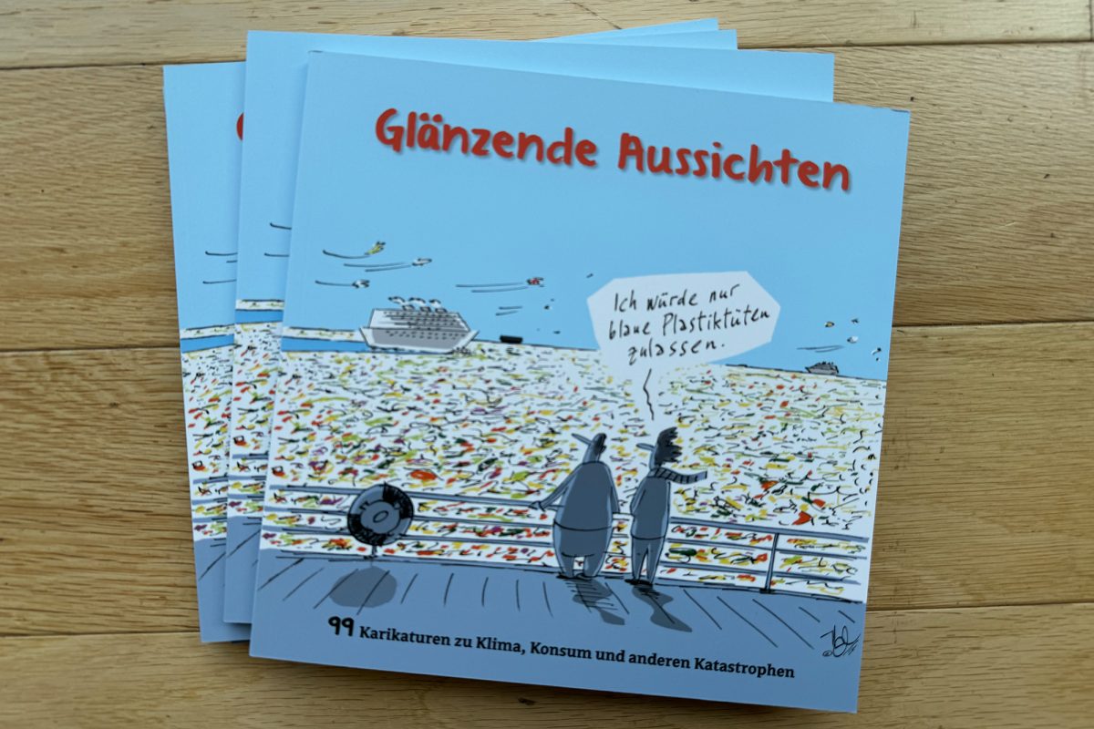 Karikaturenausstellung zu zehn Jahren "Fairtrade-Gemeinde" Eupen im Alten Schlachthof