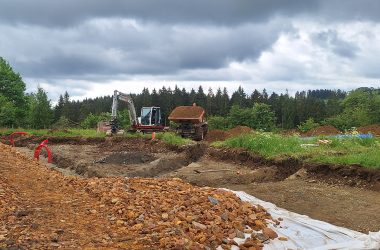 "Villa bleu": Neue Ferienanlage entsteht in Wirtzfeld in der Gemeinde Büllingen, ganz in der Nähe des Bütgenbacher Sees