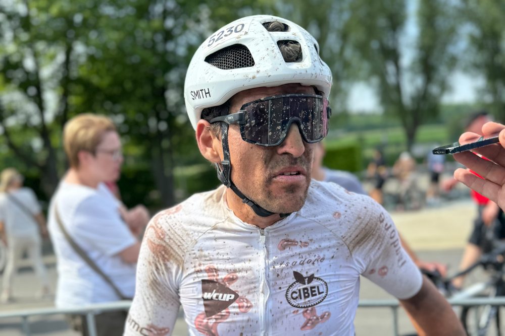 Greg Van Avermaet beim Gravel-Rennen in Aachen