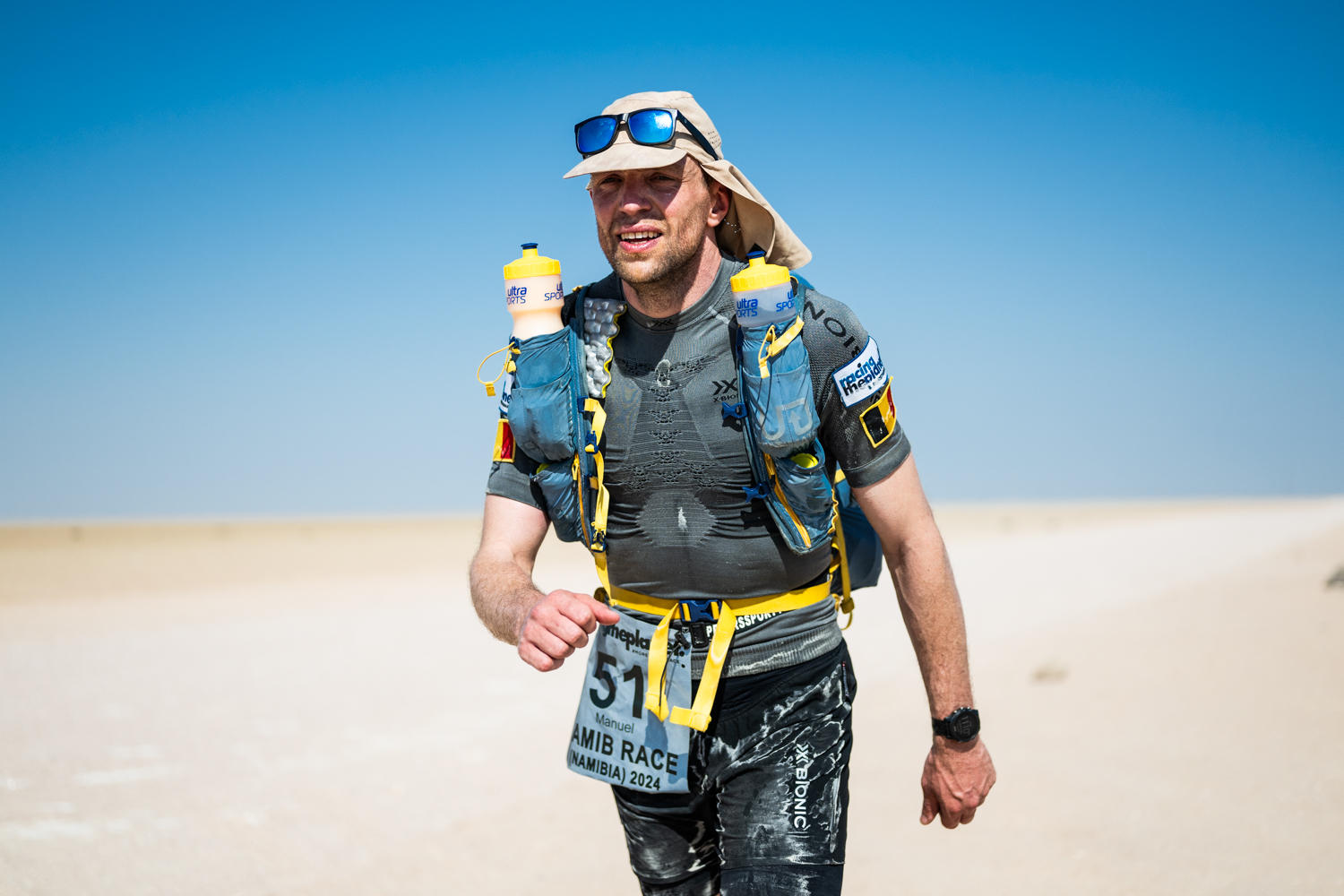 Manuel Hilgers beim "Namib Race"