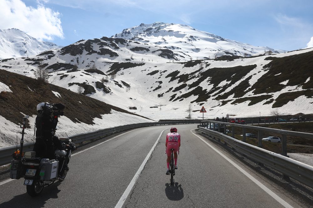 Tadej Pogacar bei der Königsetappe des Giro