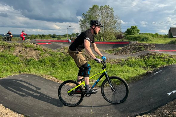 Bleyberg hat jetzt einen "Pumptrack" für Mountainbikes und BMX-Räder