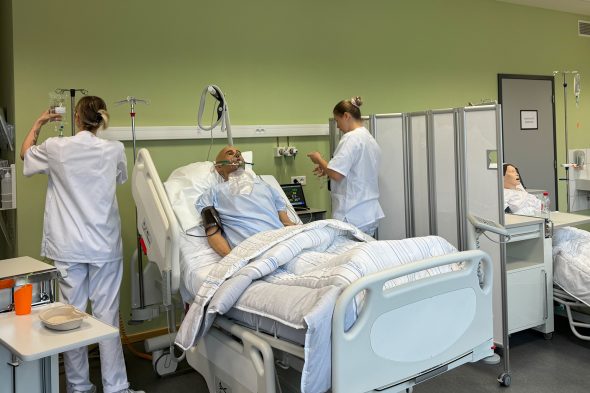 Simulationslabor für Krankenpflege an der AHS