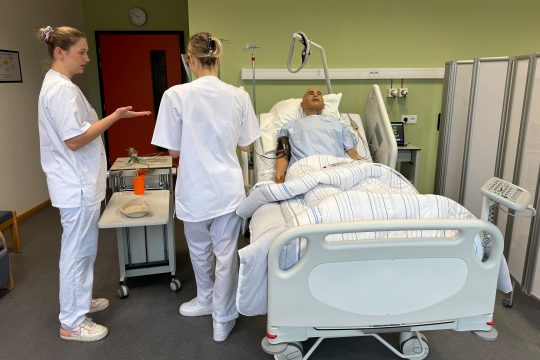 Simulationslabor für Krankenpflege an der AHS