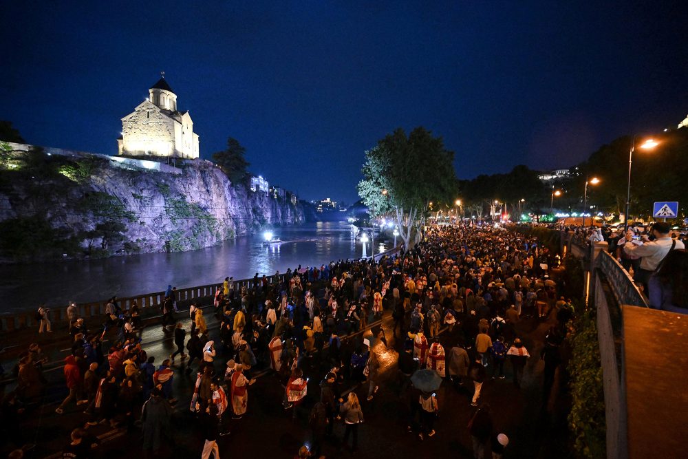 Demonstration in Tiflis